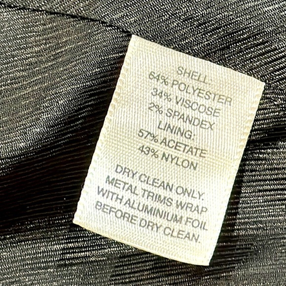 WHBM Blazer black 2 pockets 1 button front Women’s Sz 10 - Picture 16 of 16